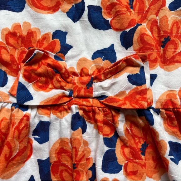 Janie and Jack Collections Coral Blossoms European Travel Dress - Girls Size 4 - Picture 6 of 6